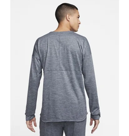 Лонгслів чоловічий Nike Yoga MenS Dri-Fit Crew Top Grey FB7775-065