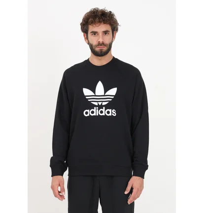 Лонгслив мужской Adidas Adicolor Classics Trefoil Crewneck Black IM4500