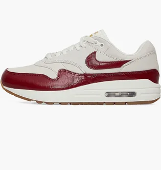 Кросівки жіночі Nike Air Max 1 Sneakers Sail White/Red FJ3169-100