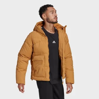 Куртка мужская Adidas Sportswear Big Baffle Down Jacket Brown Hn9932