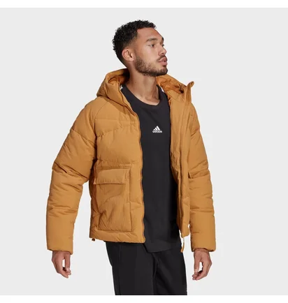 Куртка мужская Adidas Sportswear Big Baffle Down Jacket Brown Hn9932