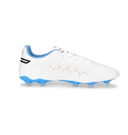 Бутсы унисекс Puma King Match Fg/Ag White 107257-01