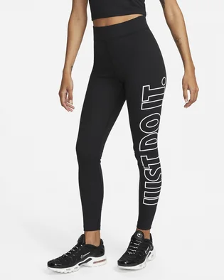 Легінси жіночі Nike Sportswear Classics Graphic High-Waisted Leggings Black DV7793-010