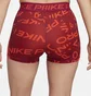 Шорты женские Nike Pro WomenS Mid-Rise 3 Printed Shorts Red FB5457-620