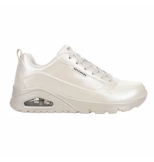Кроссовки женские Skechers Uno Galactic Metallic Lace Up Sneakers Beige 177104-OFWT