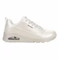 Кросівки жіночі Skechers Uno Galactic Metallic Lace Up Sneakers Beige 177104-OFWT