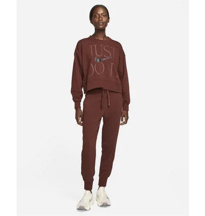 Світшот жіночий Nike Dri-Fit Get Fit Brown DD6130-273
