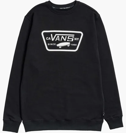 Свитшот мужской Vans Full Patch Crew Ii Sweat Black VN0A45CIBLK