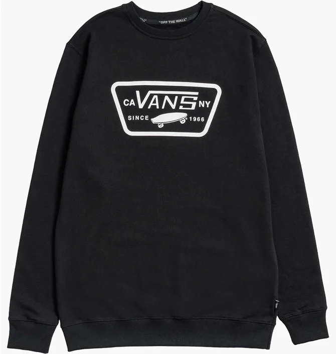 Свитшот мужской Vans Full Patch Crew Ii Sweat Black VN0A45CIBLK