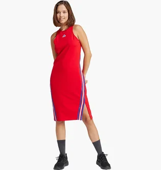 Плаття жіноче Adidas Future Icons 3-Stripes Dress Red IS8341