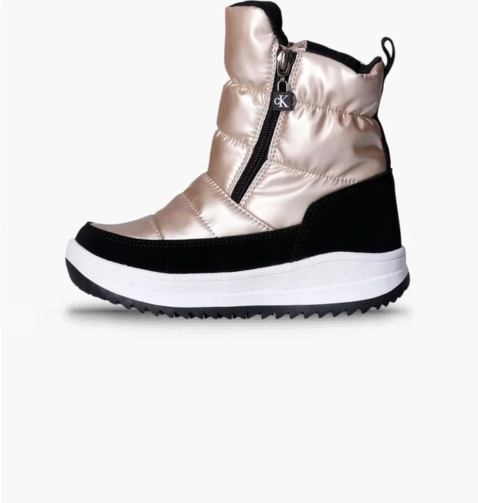 Черевики жіночі Calvin Klein Snow Beige/Black V3A5-83140-1862101-101