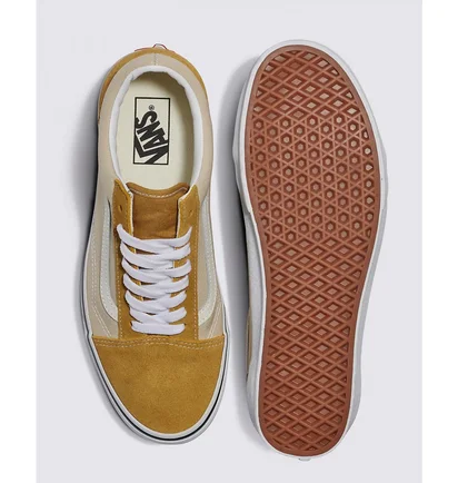 Кеды унисекс Vans Old Skool Canvas Suede Shoe Yellow/Beige VN0005UFCRM