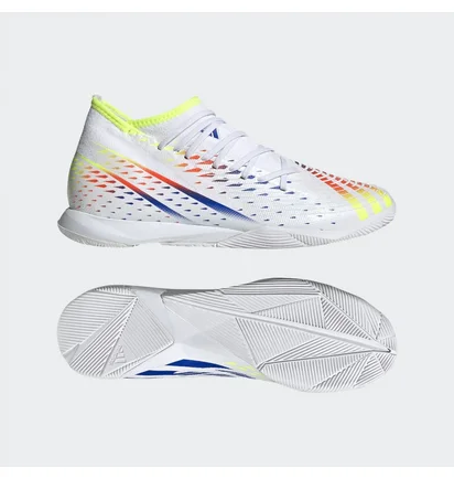 Футзалки унисекс Adidas Predator Edge.3 Indoor Soccer Shoes White Gv8517