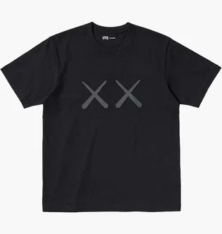 Футболка унисекс KAWS Warhol Ut Black 341-476352