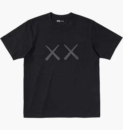 Футболка унисекс KAWS Warhol Ut Black 341-476352