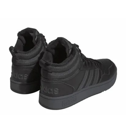 Кросівки чоловічі Adidas Hoops 3.0 Mid Winterized Black GW6421