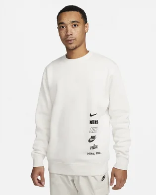 Свитшот мужской Nike Sweat Crew Multi Logo White DX0781-030