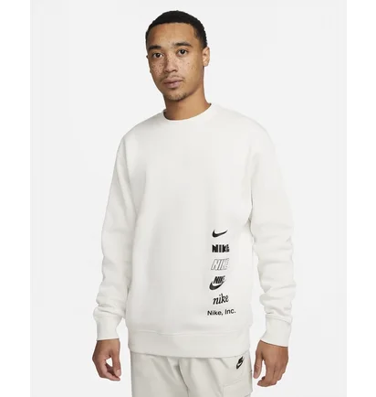 Свитшот мужской Nike Sweat Crew Multi Logo White DX0781-030