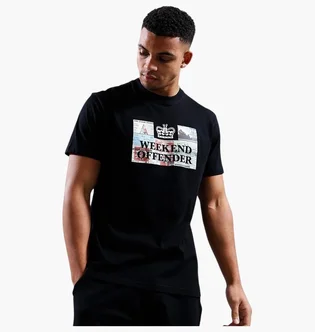 Футболка мужская Weekend Offender Tickets Black WOSPT1904-BLACK