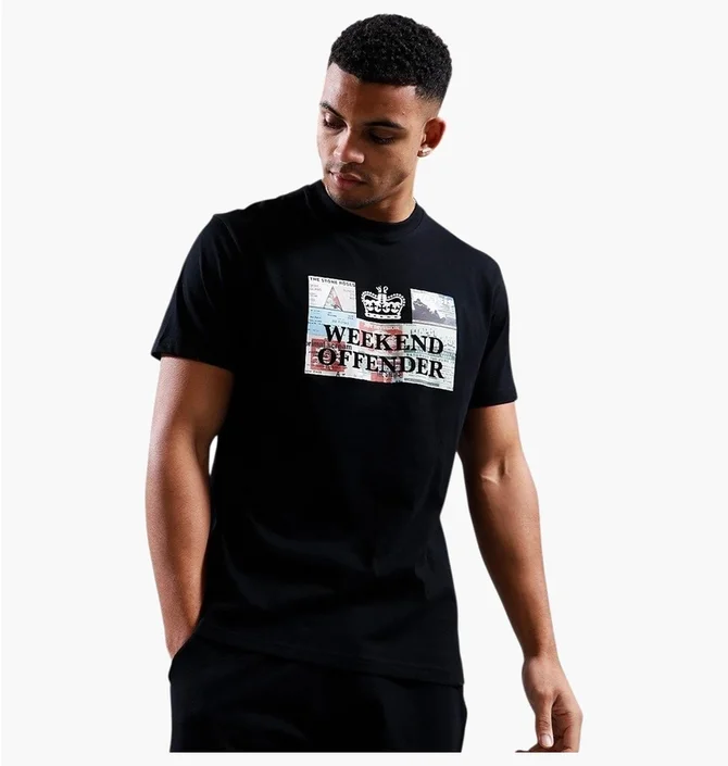 Футболка мужская Weekend Offender Tickets Black WOSPT1904-BLACK