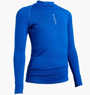 Лонгслив детский Kipsta Keepdry 100 Blue 8775583