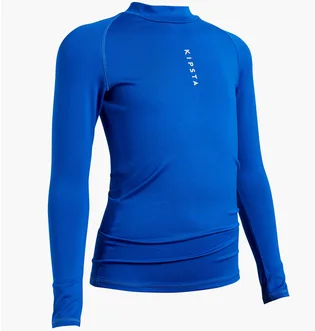 Лонгслів дитячий Kipsta Keepdry 100 Blue 8775583