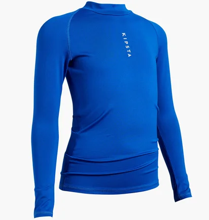 Лонгслів дитячий Kipsta Keepdry 100 Blue 8775583