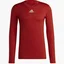 Лонгслив мужской Adidas Techfit Climawarm Red H23126