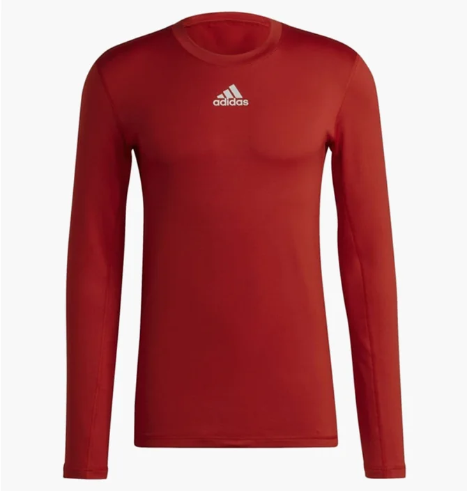 Лонгслив мужской Adidas Techfit Climawarm Red H23126