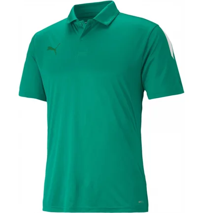 Олимпийка мужская Puma Shirt Teamliga Sideline Polo Green 657257-05