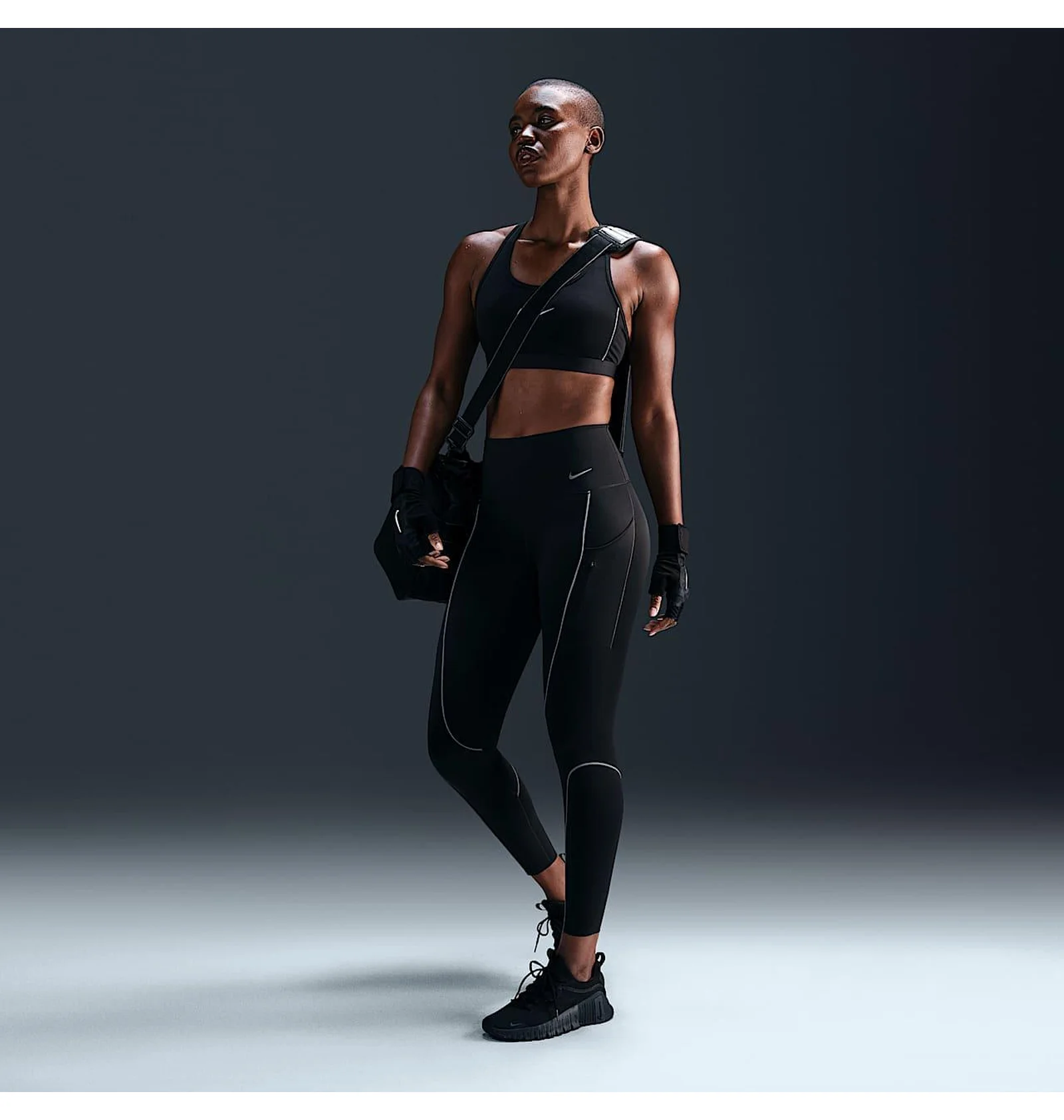 ᐉ Лосины женские Nike Go Hr 7/8 Black FZ0005-010 - купить в