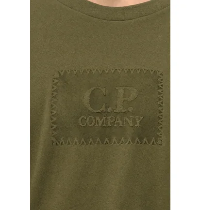 Лонгслив мужской C.P. Company Olive 19CMTS724A005100W-652
