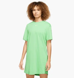 Платье женское Nike Nsw Essntl Ss Dress Tshrt Green DV7882-376