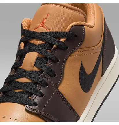 Кросівки чоловічі Air Jordan 1 Low Se Orange/Brown HQ3603-201