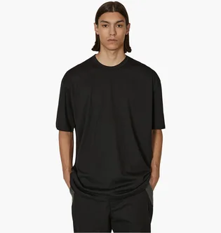 Футболка мужская Comme des Garcons Oversized Logo T-Shirt Black FK-T015-S23