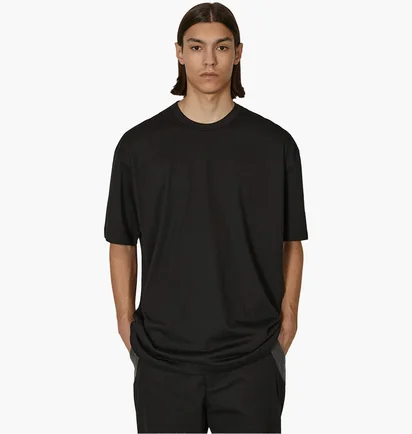 Футболка мужская Comme des Garcons Oversized Logo T-Shirt Black FK-T015-S23