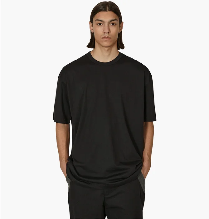 Футболка мужская Comme des Garcons Oversized Logo T-Shirt Black FK-T015-S23