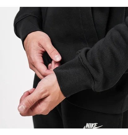 Мужская толстовка Nike M Nsw Club Hoodie Fz Ft Black BV2648-010