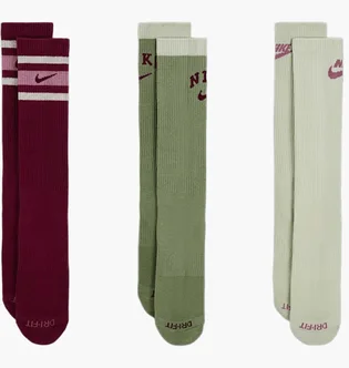 Носки Nike Everyday Plus Cushioned Crew Multi (3 пары) DX7665-901