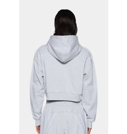 Спортивный костюм женский Ksubi College Origin Zip Hoodie & Carter Wide Trakpant Grey WSP26FL002-WSP26PA005