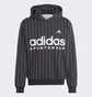 Худи мужское Adidas Pinstripe Fleece Hoodie Black Ib8381