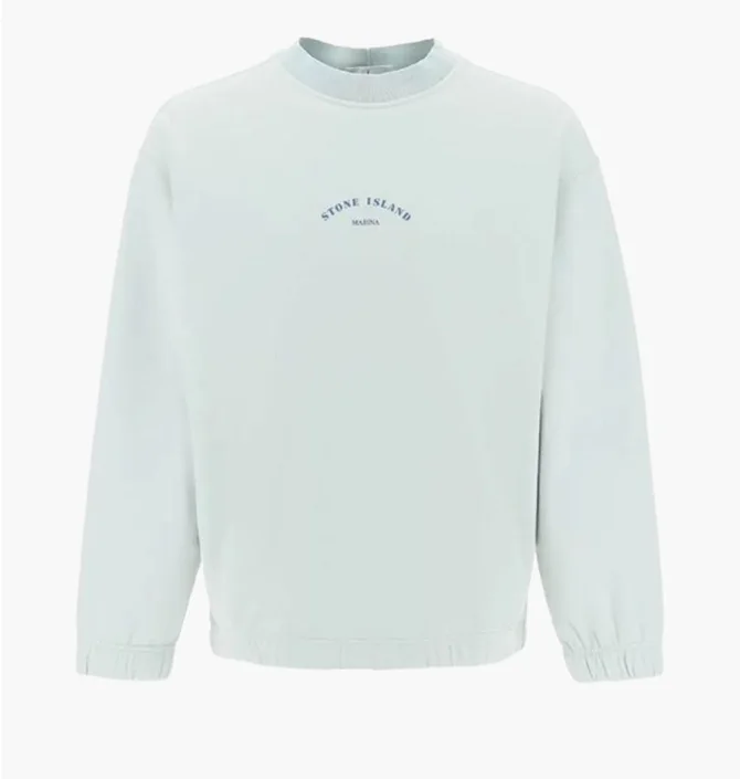 Свитшот мужской STONE ISLAND Marina Light Blue 7815652X2-V0041