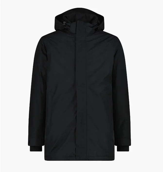 Парка чоловіча CMP Zip Hood Feel Warm Black 35K3727-U901