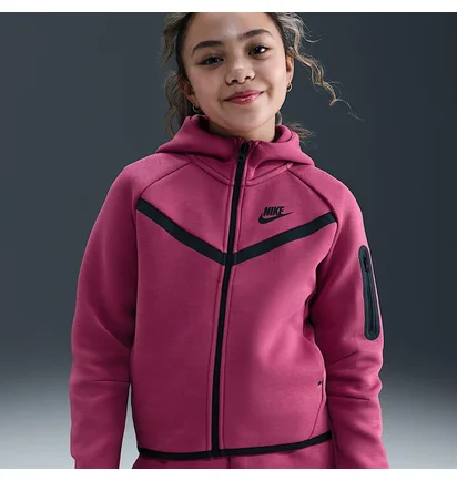 Толстовка детская Nike Sportswear Tech Fleece Pink HV8695-634
