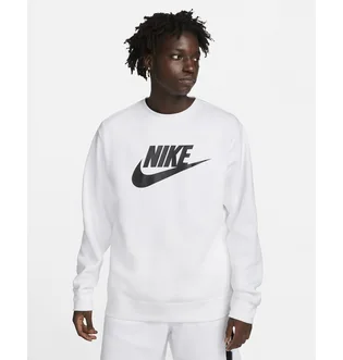 Свитшот мужской Nike Sportswear Club Fleece White DQ4912-100