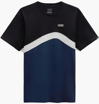 Футболка чоловіча Vans Sidestripe Black/Blue VN0007FULKV