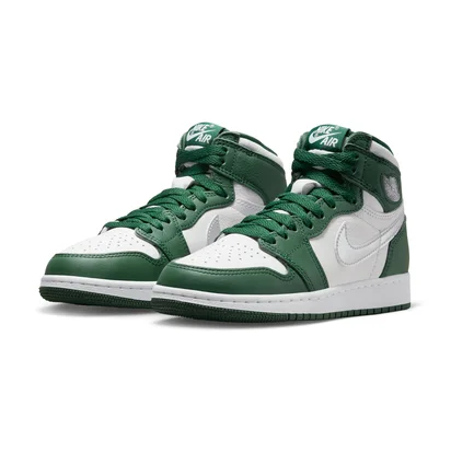 Кросівки дитячі Air Jordan 1 Retro High Gs Green 575441-303