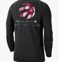 Лонгслів чоловічий Nike Toronto Raptors MenS Nba Long-Sleeve T-Shirt Black DZ0368-010