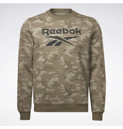 Свитшот мужской Reebok Id Camo Crew Olive HE8173