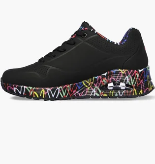 Кросівки жіночі Skechers Uno Loving Love Black 155506-BBK